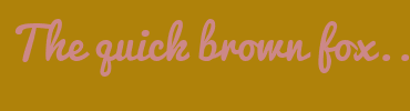 Image with Font Color CC8888 and Background Color AF820A